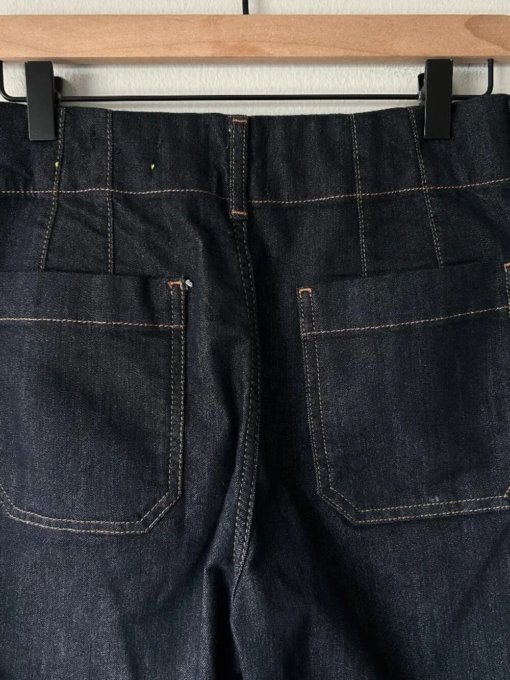 Maeve Anthropologie Colette Wide Leg Cropped Jeans Women 28 Dark Wash - Picture 6 of 11